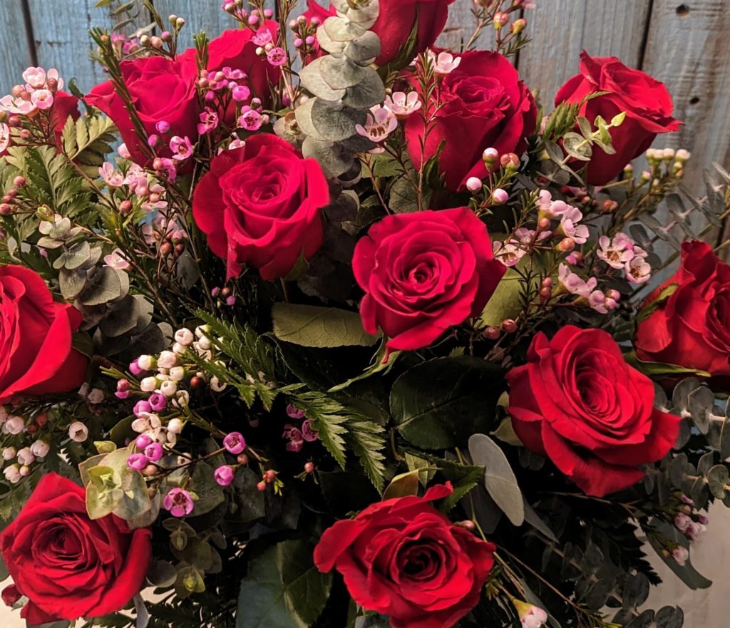 2 Dozen Red Roses Arranged Maricopa Flowers